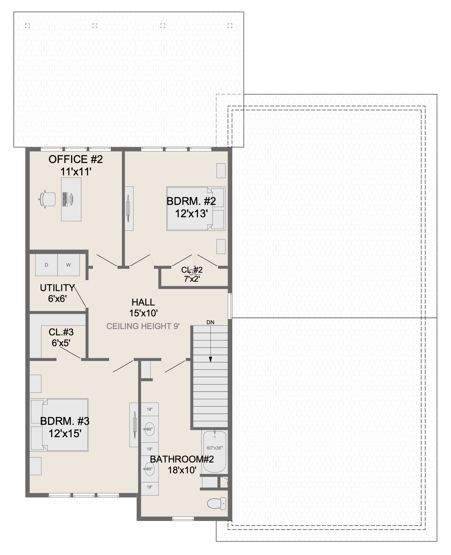 The Cherry Orchard, 2 сar, Right (Front Entry). House Plans for Family Houses, New House Plans