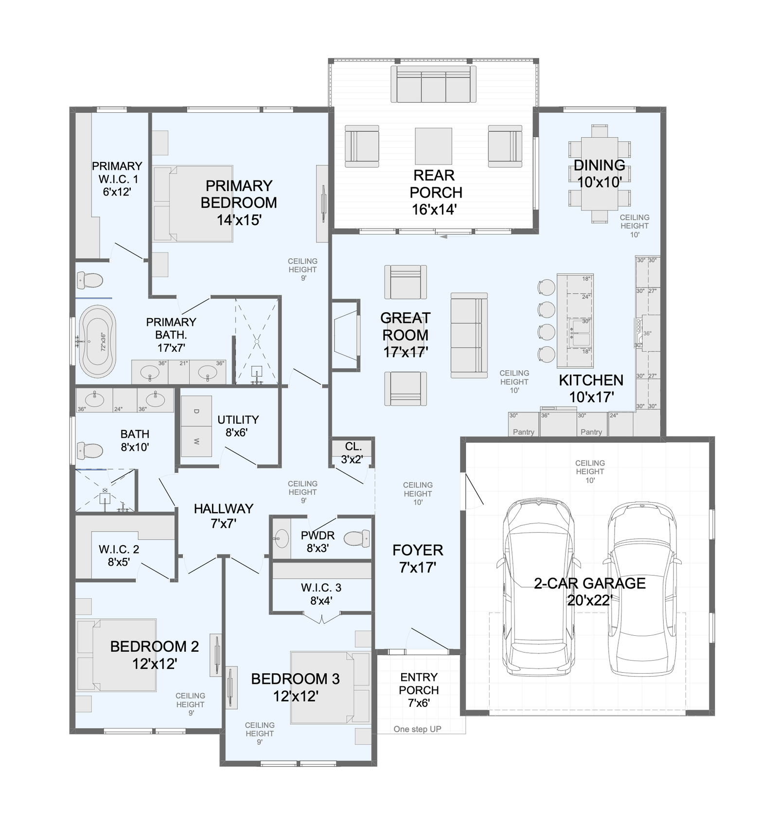 PLAN VH-10027. House Plans for Family Houses, New House Plans